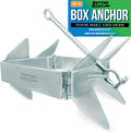 Better Boat Box Anchor for Boats, Folding Boat Anchor Hot Dip Galvanized, Double Sided Slide Anchor for Pontoon Fishing and Cabin Cruiser, Multiple Sizes