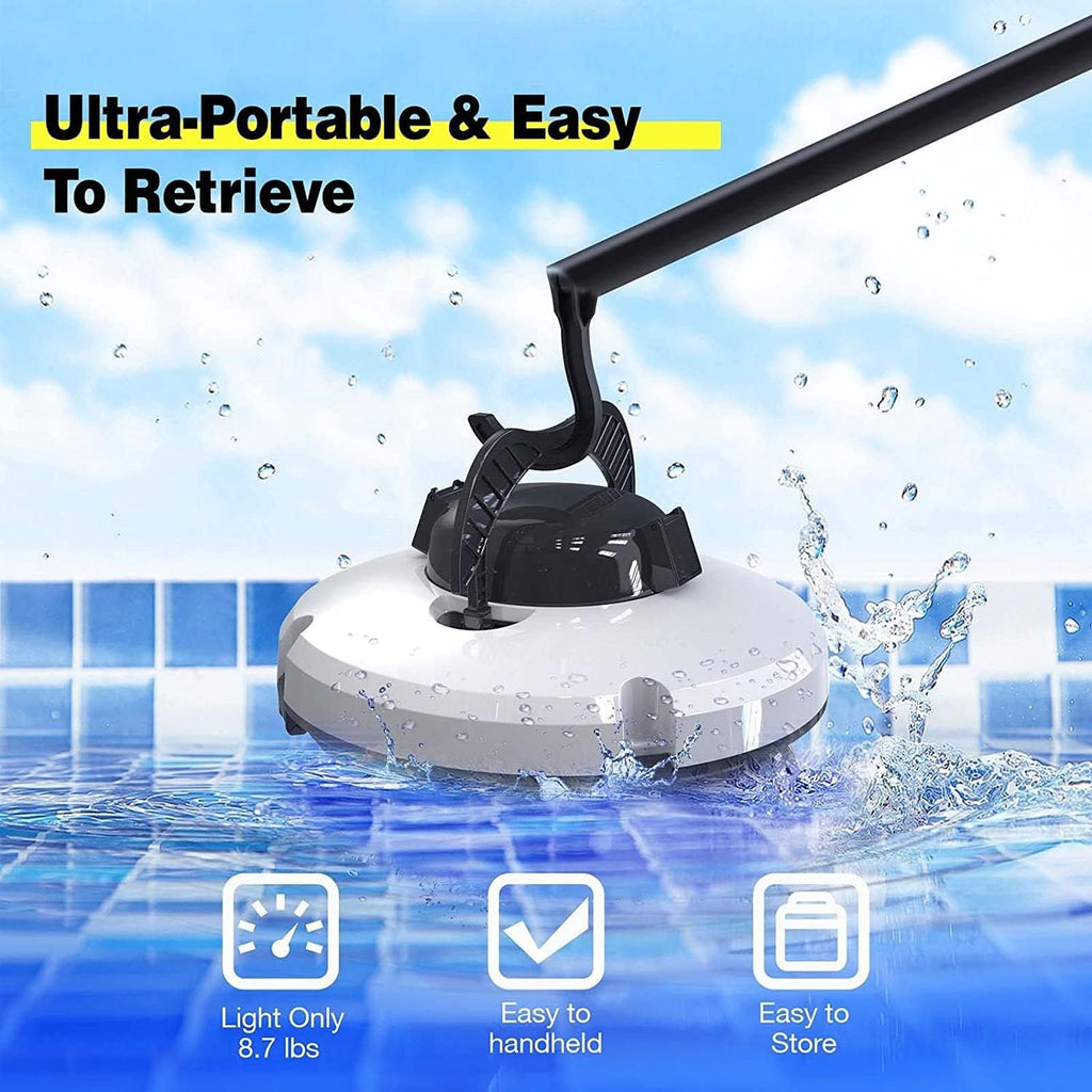 Ultra Fine Filters Wall Climbing Pool Cleaning Robot Intelligent Pool Cleaner Vacuum Ideal for Up to 860 Sq.Ft Automatic Pool Surface Cleaner