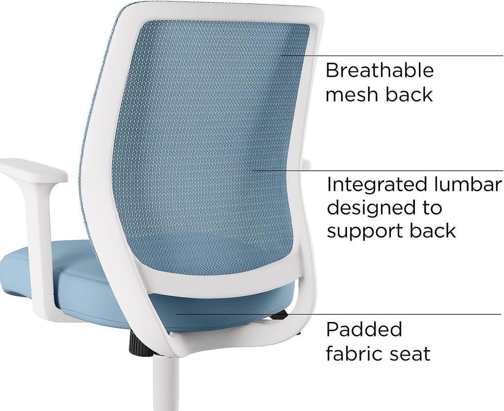 Staples Ergonomic Task Chair, Fabric, Ergonomic, Swivel