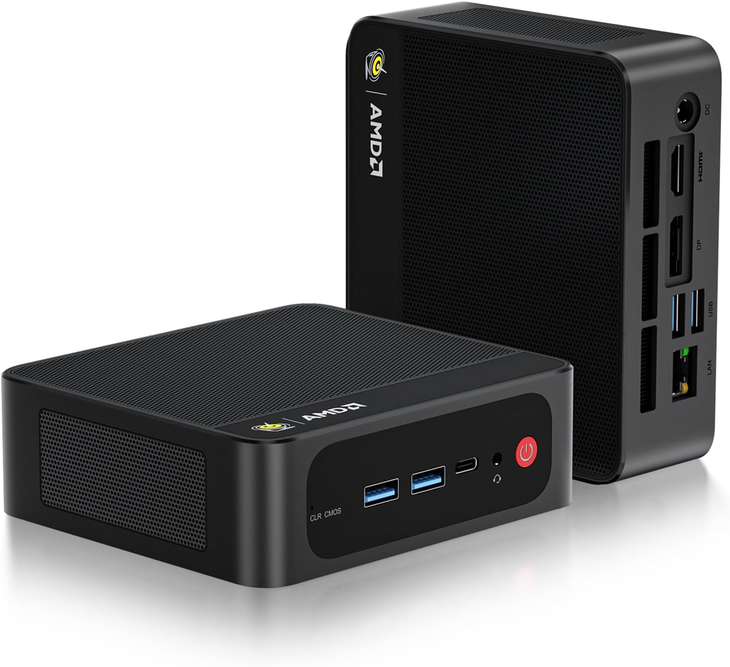 Beelink Mini PC, AMD Ryzen 7 6800U(8C/16T, Up to 4.7GHz), 24GB LPDDR5 RAM 500GB PCIe4.0 x4 SSD, SER5 MAX Desktop Computer Support 4K Triple Display/DP/HDMI/Type-C/WiFi 6/BT5.2/2.5GB LAN, Office/Home
