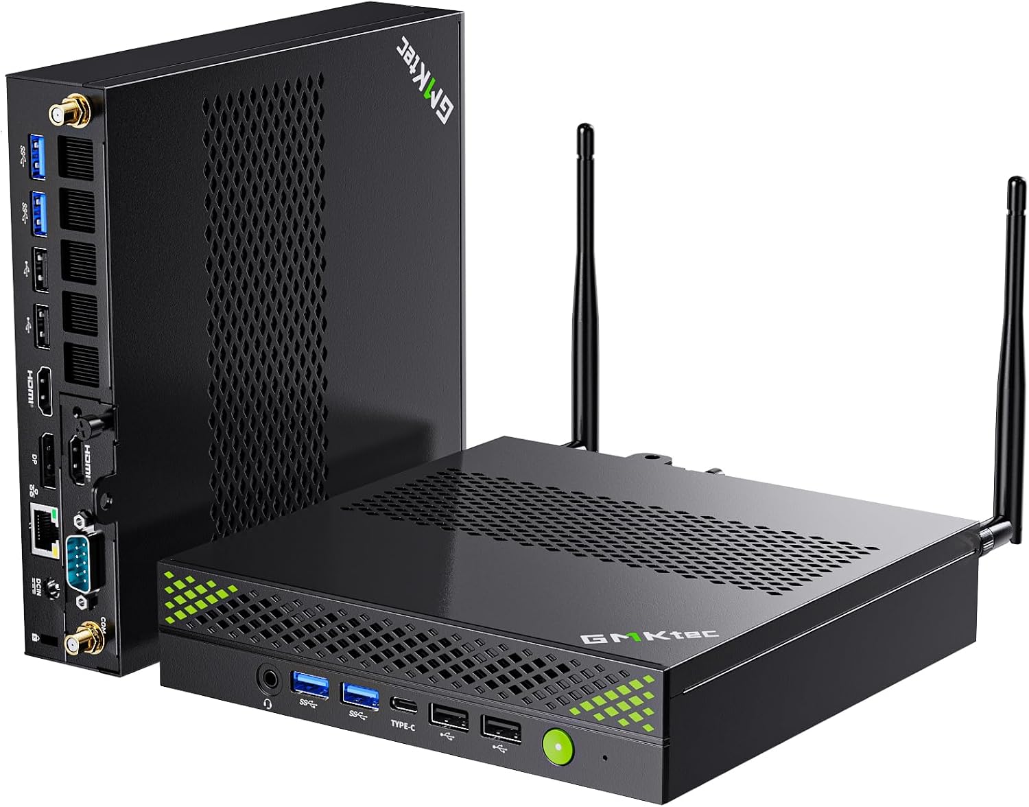 GMKtec Mini PC Workstation, Intel Core i9 13900HK(14C/20T) up to 5.4GHz, Mini Computer 32GB DDR5 RAM 1TB SSD, 8X USB Ports/COM/HDMI/DP Office Business