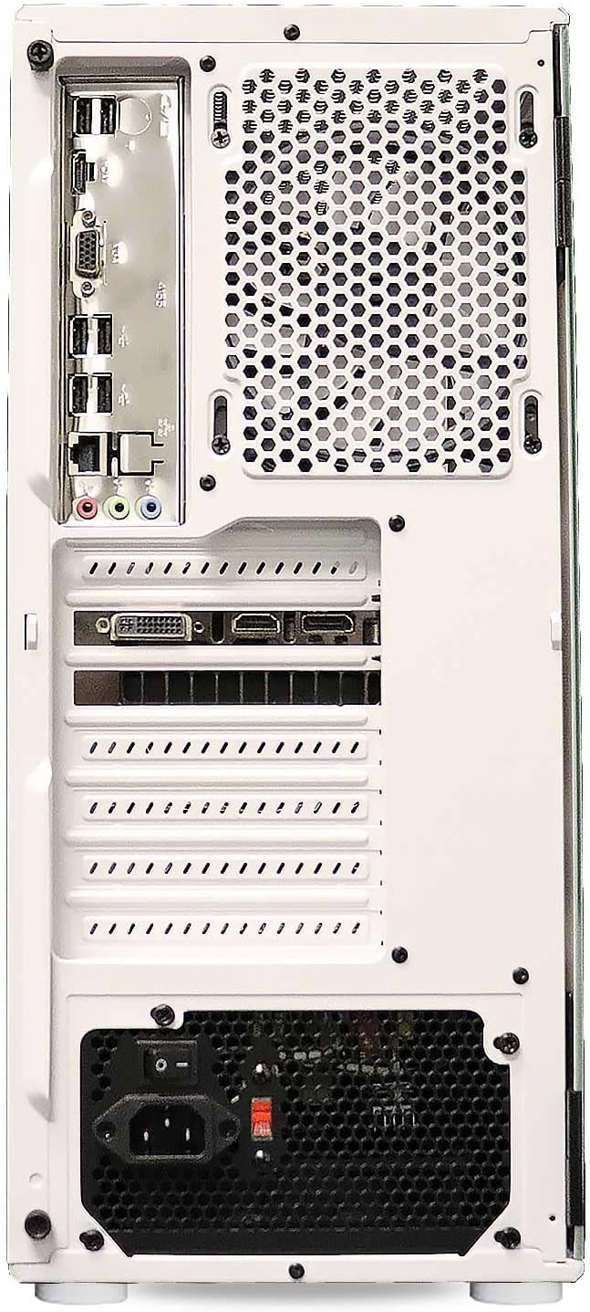 ViprTech Avalanche 2.0 Gaming PC - AMD Ryzen 7 (8c/16t 4.1Ghz Turbo), AMD RX 580 8GB, 16GB DDR4 RAM, 512GB SSD, RGB, WiFi, Prebuilt Computer Desktop Tower, White