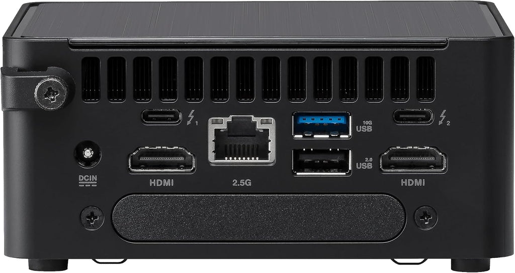 ASUS NUC 14 Pro Tall Barebone with Intel 14thGen Core Ultra 7 155H (NPU Support), up to 96GB DDR5 RAM, Triple Storage, Thunderbolt 4, Wi-Fi 6E & Bluetooth 5.3, Toolless Chassis Access, with VESA Mount
