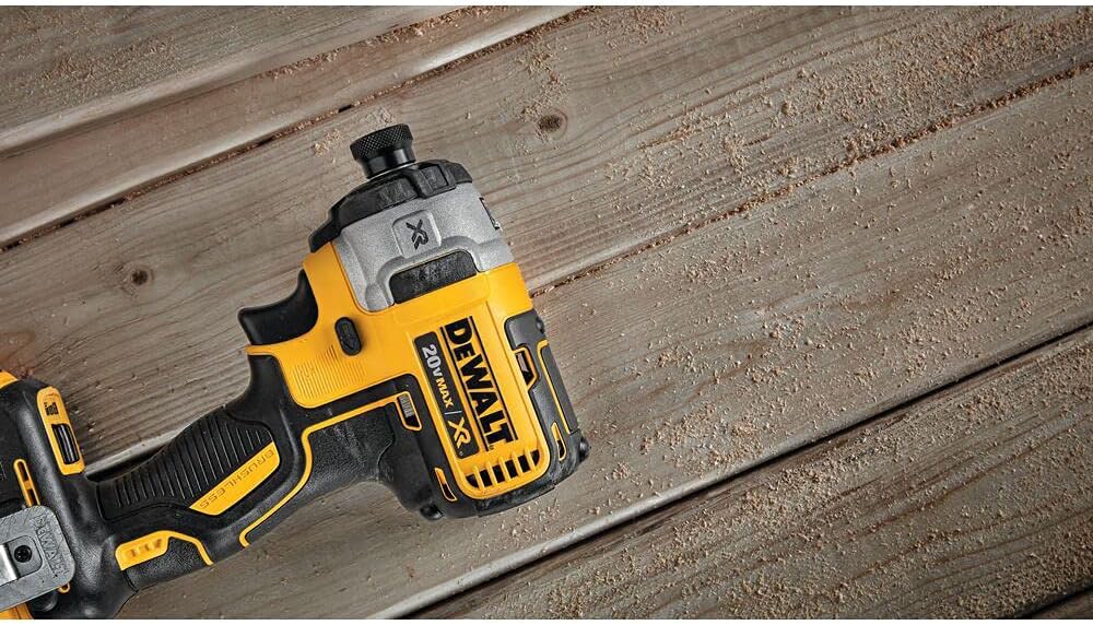 DEWALT 20V MAX XR Impact Driver, Brushless, 3-Speed, 1/4-Inch, Tool Only (DCF887B)