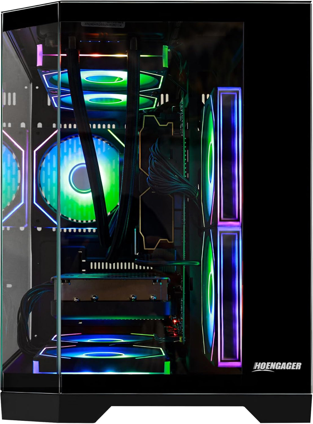 Ocean of Stars Gaming PC AMD Ryzen 7 7800X3D 8-Core 4.2 GHz, Radeon RX 9060 XT 16GB, 16GB DDR5 RAM 6000 MHz,1TB PCIe +1TB SATA SSD, WiFi&Bluetooth Prebuilt PCWindows 11,