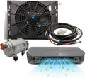 12V Air Conditioner 10000BTU Auto Universal Under Dash A/C Kit 12 Volt Electric Parking air Conditioning Car ac system Fit For Van Auto RVs Truck Energy Saving