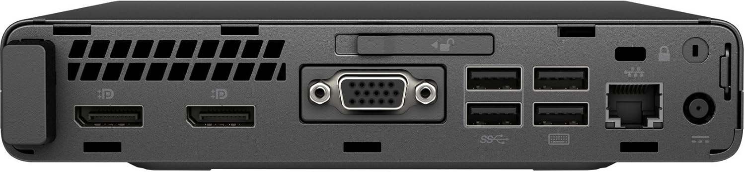 HP EliteDesk 800 G3 Mini PC, Intel Core i5-7500T Upto 3.3GHz, 16GB RAM, 1TB SSD, VGA, 2X DisplayPort, Windows 11 Pro (Renewed)
