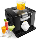 Shaved Ice Machine with Compressor | 60s Fast Fluffy Slushie & Snow Cone Maker | No Pre-Freezing | Sugar-Free Friendly | Self-Cleaning | 16oz Frozen Drink Maker for Home, Party & RV
