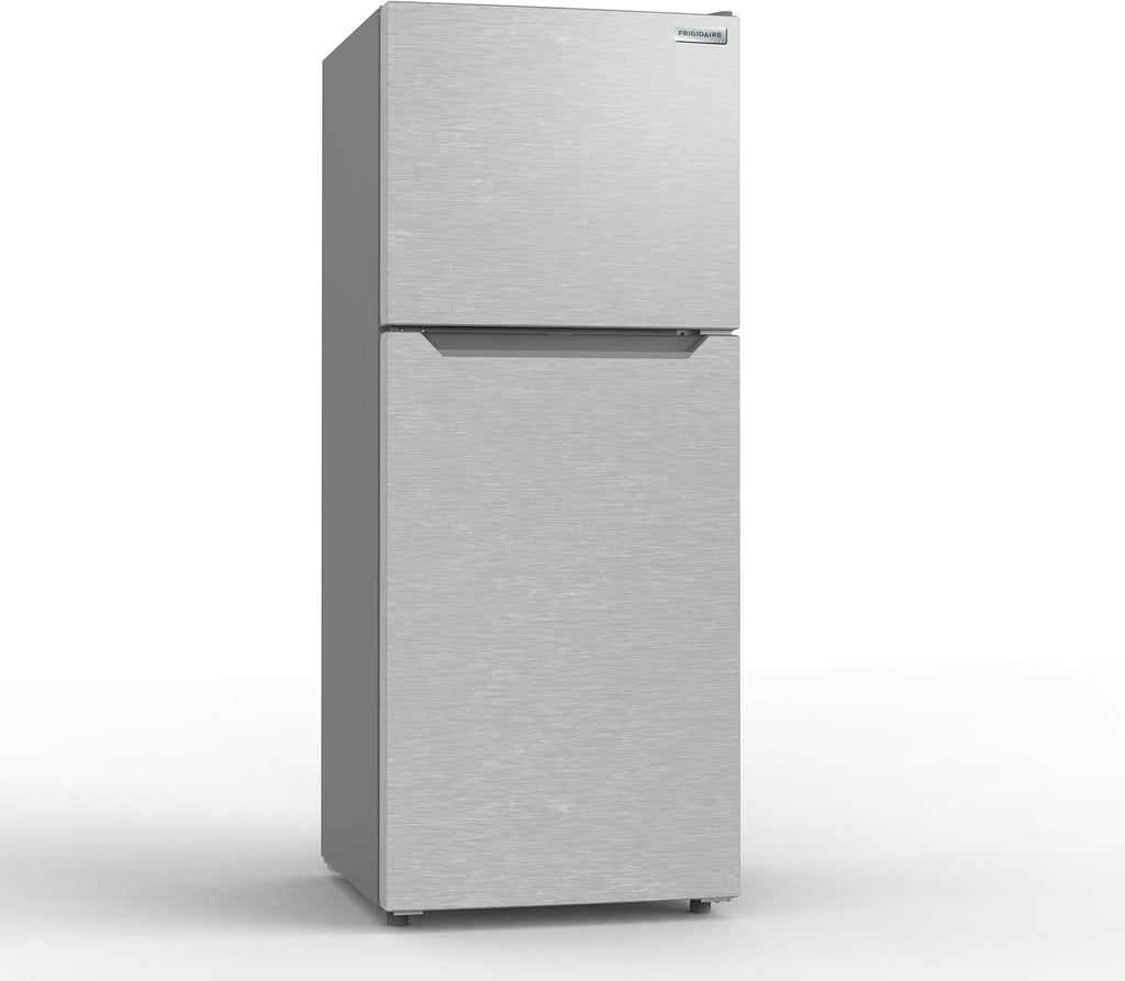 Frigidaire, Frost Free Top Mount 2 Door Apartment Size Refrigerator with Freezer, 10 CU FT
