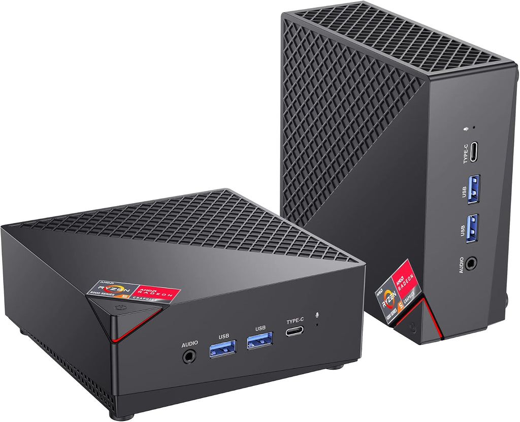 ACEMAGIC Mini Gaming PC AMD Ryzen™ 7 5700U 16GB DDR4 RAM, 512GB SSD Wind 11 Pro 8 Cores/16 Threads Mini Computers (up to 4.4Ghz) 4K Triple Display Mini Desktop Bluetooth/WiFi 6/Office