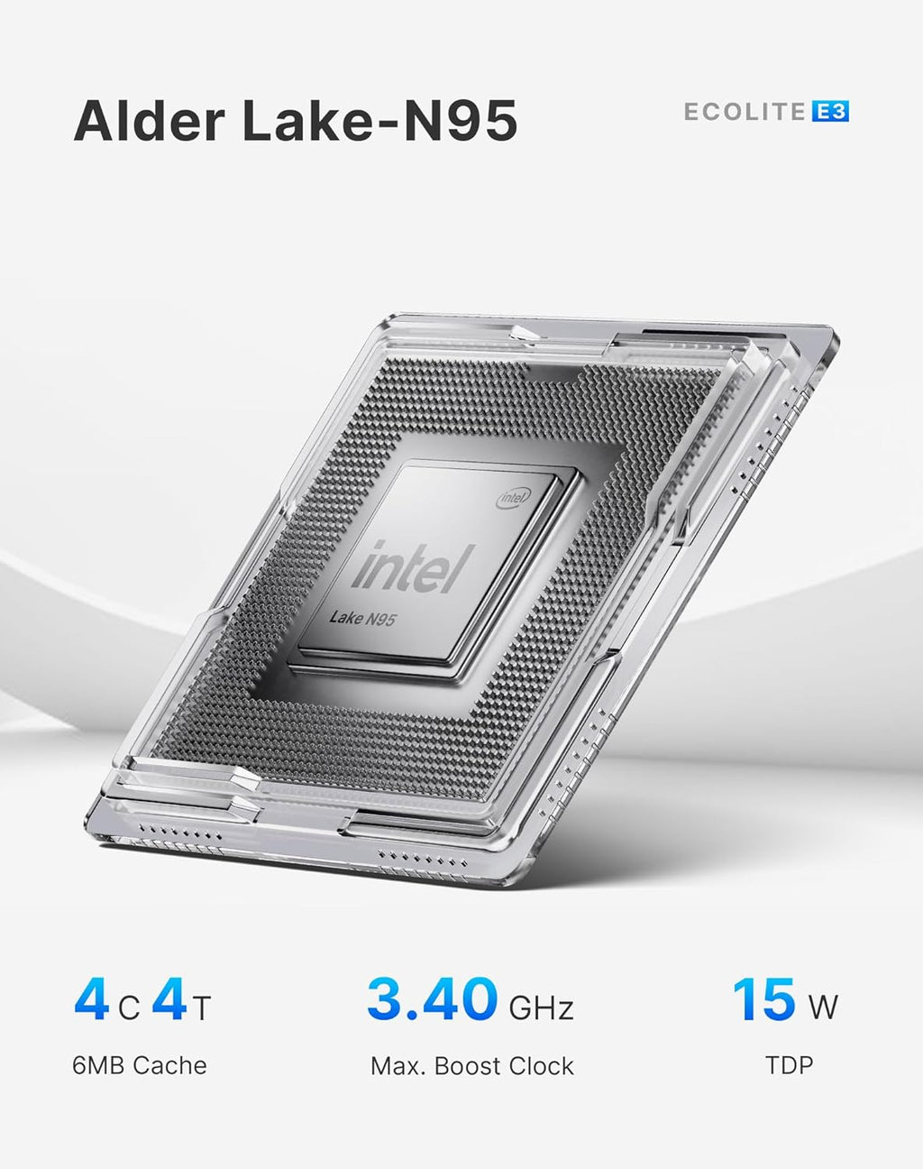 BOSGAME Mini PC N95, Intel 12th Mini Computers| 16GB DDR4 RAM| 512GB M.2 2280 SSD| 4K 60HZ Triple Displays by Dual HDMI+Type-C, 6W TDP Quiet Mini PC, WIFI5, BT 5.0 Office