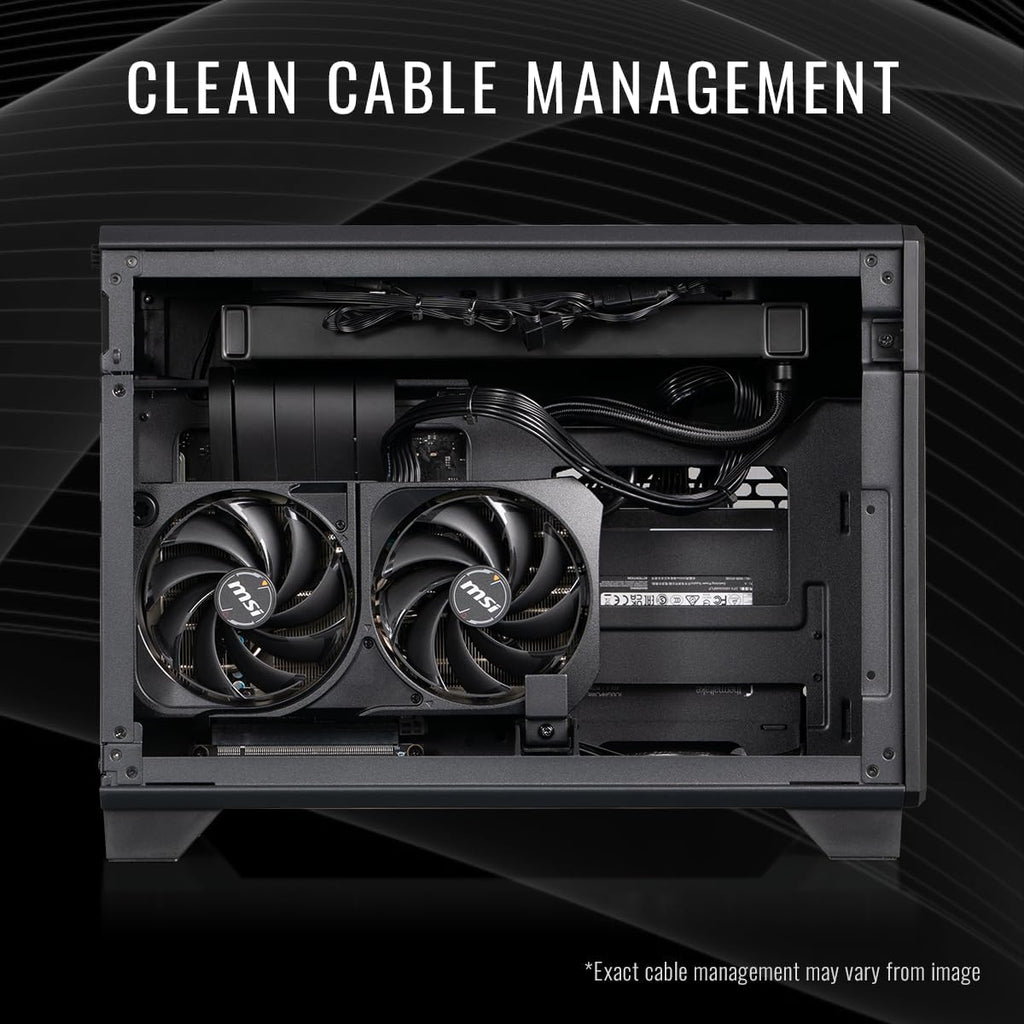 Thermaltake LCGS Traveler 7870 Mini-ITX Gaming PC (AMD Ryzen™ 7 7800X3D, ToughRam 32GB DDR5 6000MT/s RGB Memory, NVIDIA® GeForce RTX™ 5070, 2TB NVMe M.2, WiFi, Windows 11) TR1B-B850-570-LCS