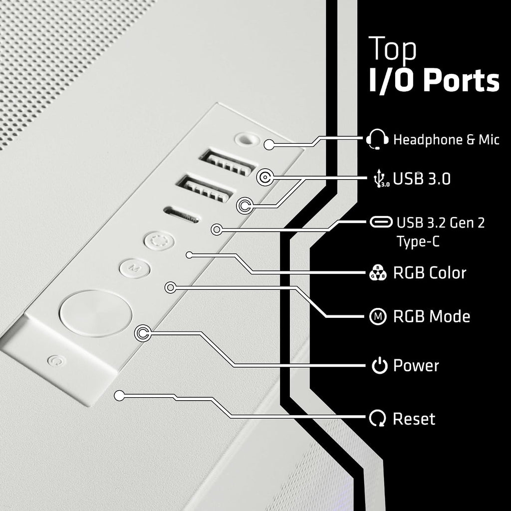 CLX Horus Gaming PC - Intel Core Ultra 9 285K 3.7GHz, GeForce RTX 5080, 2TB SSD, 32GB DDR5 RGB Memory, 360mm AIO, WiFi, Windows 11 Home, White, AI-Accelerated