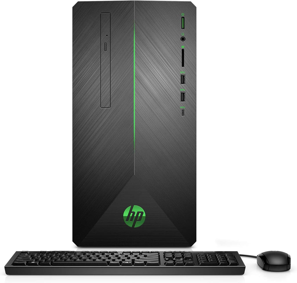 hp VR Ready Pavilion Gaming PC Desktop Computer, Intel Core i5-9400F, NVIDIA GeForce GTX 1660Ti, 8GB RAM, 256GB SSD, Windows 10 (690-0073w, Black)