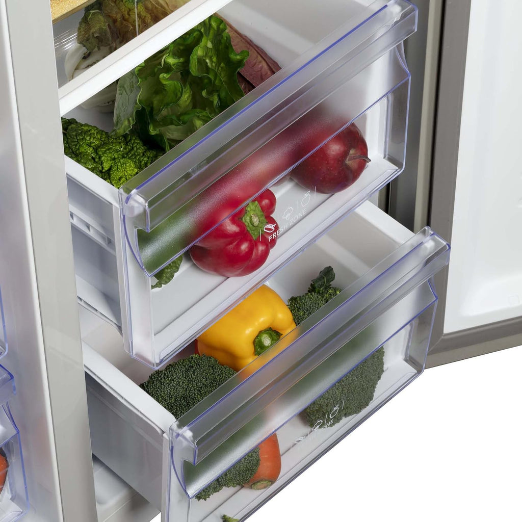 Hamilton Beach HBF1558 15.6 cu ft Counter Depth Full Size Refrigerator, Side Doors, Stainless