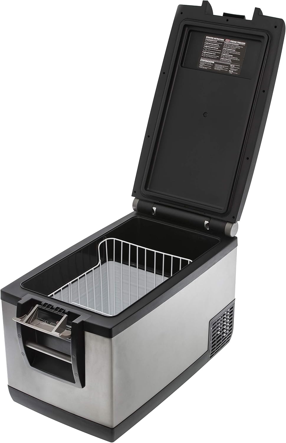 ARB 10801602 Portable Fridge Freezer 63 Quarts Electric Powered 12V/110V For Car, Boat, Truck, SUV, RV, Home Series II Black