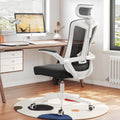 300 LBS Ergonomic Office Computer Mesh Chair - Adjustable Height Rolling Desk Chair with Flip-Up Armrests & High Back Support - Comfortable Swivel Task Chair for Home Office