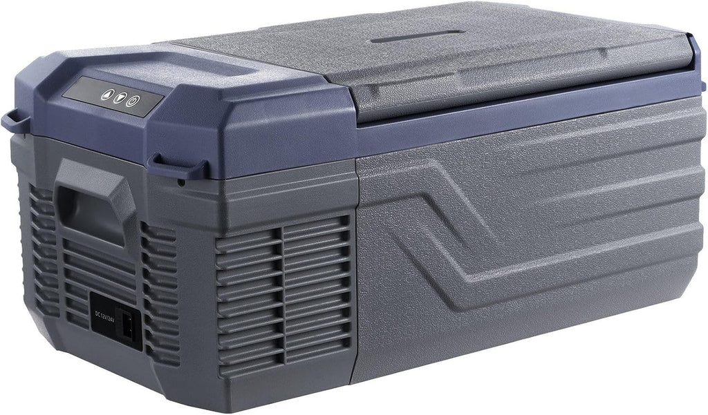 Portable Car Refrigerator Freezer 15L, Compressor 12V/24V & AC, Rapid Cooling, Single Zone, -20°C to 20°C, Quiet Operation for Road Trips, Camping & RV