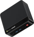 Beelink Mini PC, SER5 MAX AMD Ryzen 7 7735HS(6nm, 8C/16T) up to 4.75GHz, Mini Computer 24GB LPDDR5 RAM 500GB NVME SSD, Mini Gaming Computer 4K@60Hz Triple Display/WiFi6/BT5.2/HTPC
