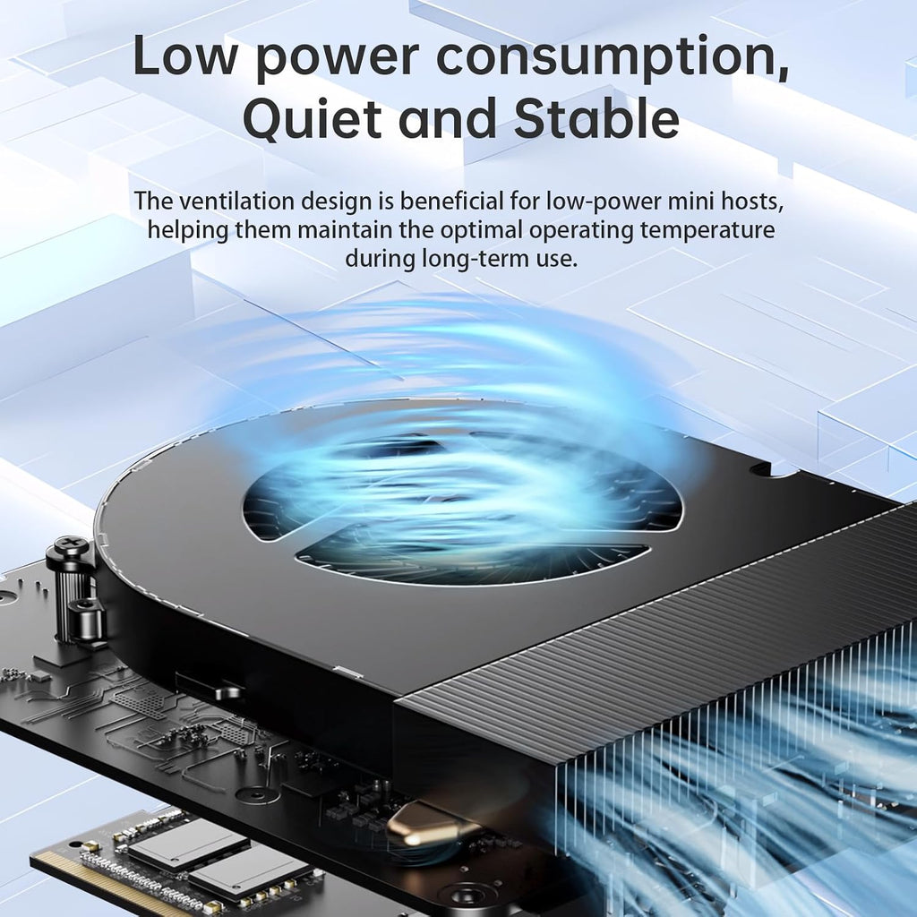 Mini PC (4C/4T) 8GB RAM 128GB SSD Support 2T desktop computers windows/WiFi/BT/DC/RJ45 LAN 1000M/USB*4/USB-C*2 /HDMI*2 4K Dual Display 2.4G/5G WiFi & BT4.2 Mini Desktop Computer Home Office (N3700)