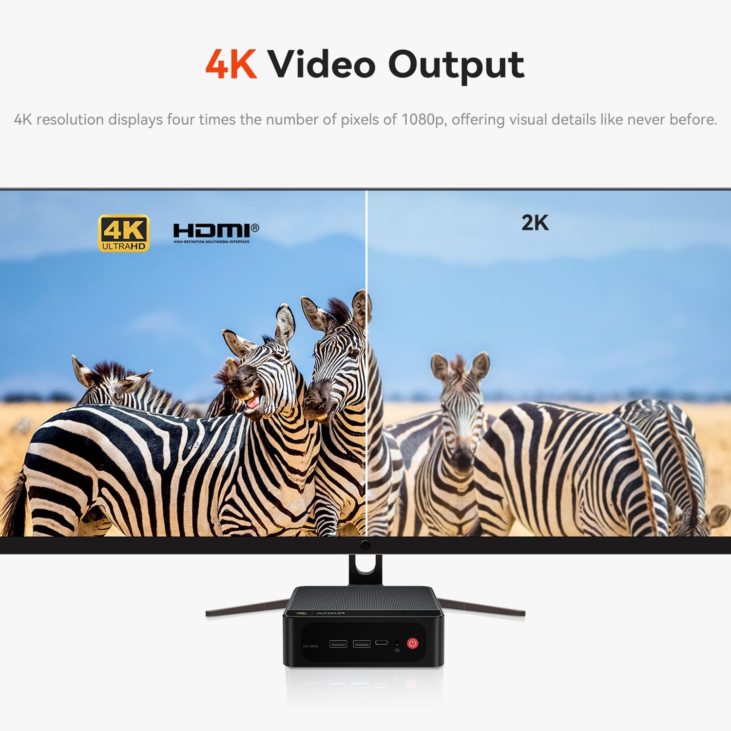 Beelink Mini PC, SER5 MAX AMD Ryzen 7 7735HS(6nm, 8C/16T) up to 4.75GHz, Mini Computer 24GB LPDDR5 RAM 500GB NVME SSD, Mini Gaming Computer 4K@60Hz Triple Display/WiFi6/BT5.2/HTPC
