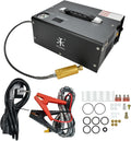TUXING Portable PCP Air Compressor, 4500Psi/30Mpa, Auto Stop,Built-in Converter Powered by Car 12V DC or Home 110V AC,Paintball Tank Compressor with Extra Moisture-Oil Separator