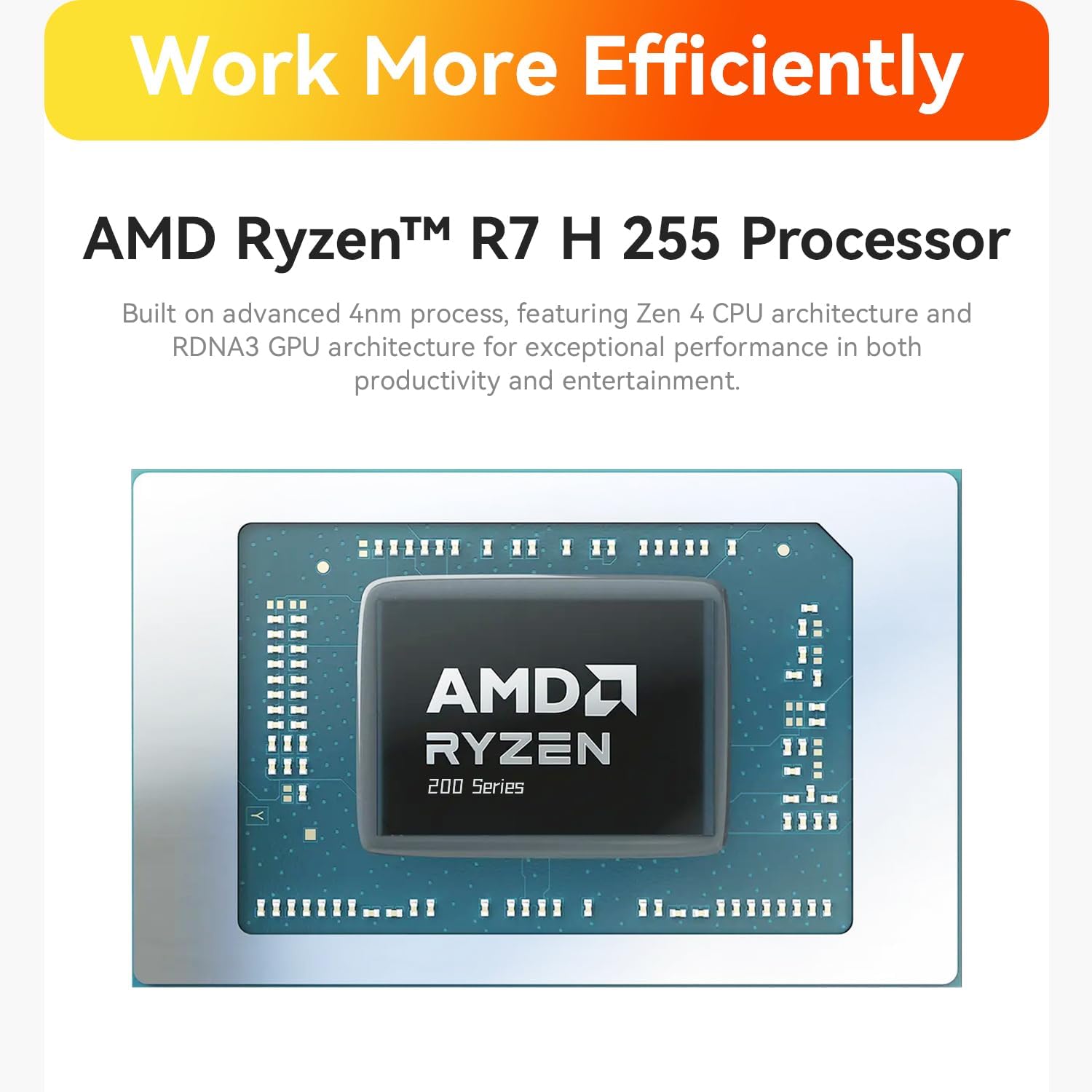 Beelink SER9 MAX Ryzen 7 H 255, 8C/16T, Up to 4.9GHz W11 PRO Mini PC, 64GB DDR5, 1TB NVMe M.2 SSD, 10Gbps LAN/ WiFi6/ BT5.2, Mini Computer Support HDMI 2.1+DP 2.1+USB4 Triple Display