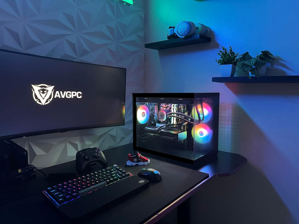 Hellfire Gaming PC AMD Ryzen 7 9700X ; RTX 5070 12GB; 32GB DDR RAM; 1 TB NVME M.2 SSD; 360mm AIO Liquid Cooler; ARGB Fans; WiFi/AC ; Dual Chamber Case; Windows 11 Home