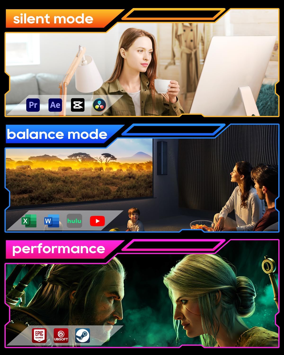 AOOSTAR GEM12 + AMD R7 PRO 8845HS Mini PC, Barebone Mini Gaming PC with OCULINK/ 2*USB4/HD2.1/1 xDP 1.4, 2X 2.5G LAN,2*M.2 Slots,Support Openclaw