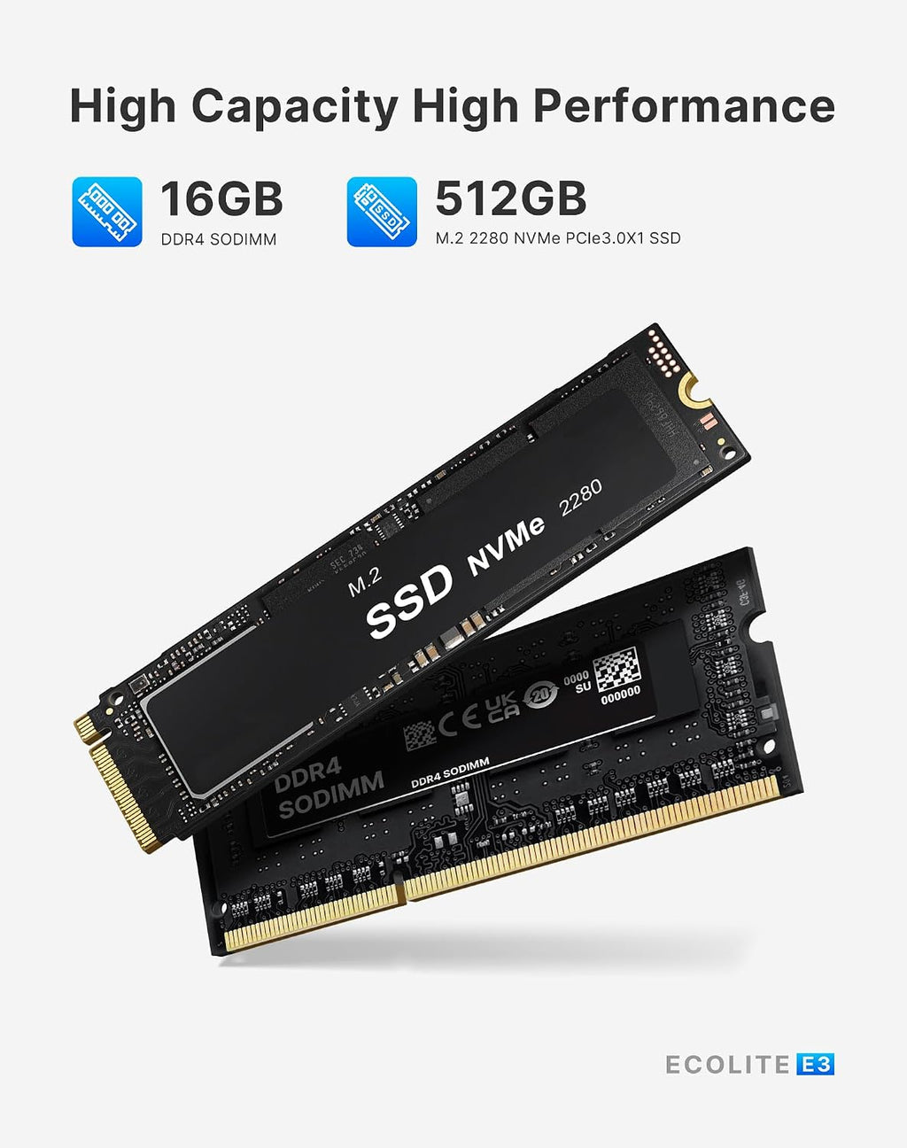 BOSGAME Mini PC N95, Intel 12th Mini Computers| 16GB DDR4 RAM| 512GB M.2 2280 SSD| 4K 60HZ Triple Displays by Dual HDMI+Type-C, 6W TDP Quiet Mini PC, WIFI5, BT 5.0 Office