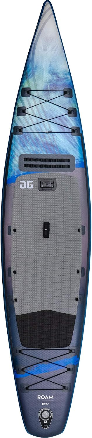 AQUAGLIDE Inflatable Stand Up Paddle Board with Premium SUP Accessories - Backpack, Leash, and Hand Pump - Roam 12.5' ISUP, Multicolor (585421104)