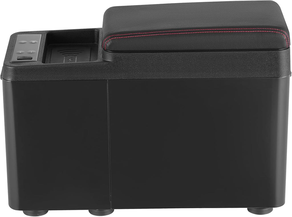 VEVOR Car Refrigerator, 12 Volt Car Armrest Refrigerator Fridge, 8 L Single Zone Portable Freezer, -4℉-68℉ Adjustable Range, 12/24V DC and 100-240V AC Compressor Cooler for Outdoor, Camping