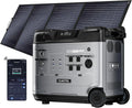 OUKITEL 5120Wh Large Capacity Solar Generator,Portable Power Station P5000 Pro With 400W Solar Panel, 5x3600W AC Output (6000W Surge),1000W MPPT Solar for Emergency, Home Backup, RV, Camping