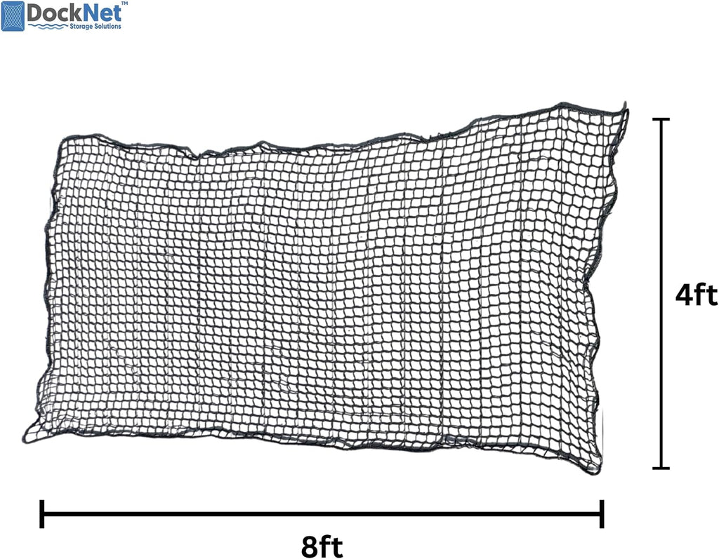 DockNet Storage Net – Heavy-Duty Boat Slip Organizer for Boat Docks | Easy Install Marine Storage Solution for Drying of Towables, Life Jackets, Paddleboards, Inflatables, etc