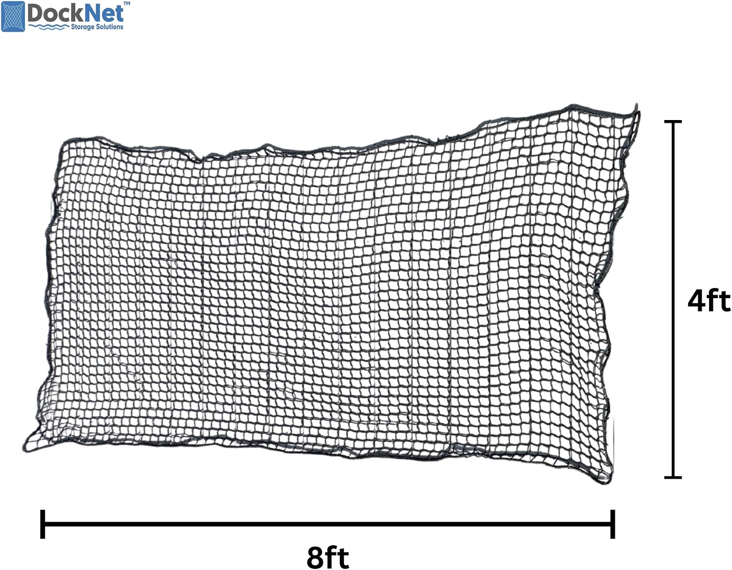 DockNet Storage Net – Heavy-Duty Boat Slip Organizer for Boat Docks | Easy Install Marine Storage Solution for Drying of Towables, Life Jackets, Paddleboards, Inflatables, etc