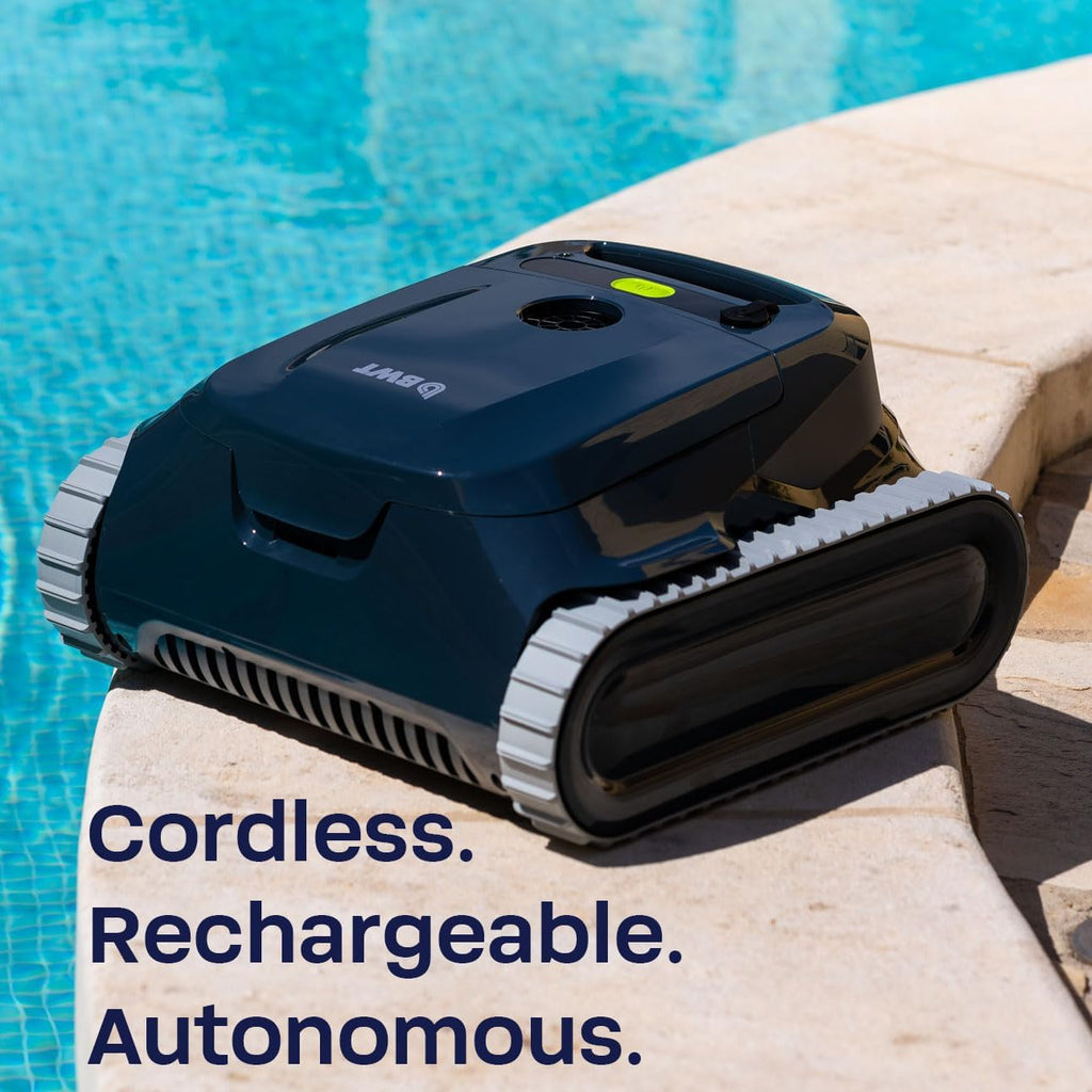 BWT ES Echo Cordless Robotic Pool Cleaner, Cleans Floor, Walls & Waterline, Up to 3-Hour Runtime, 4,000 GPH Suction, for Above-Ground & In-Ground Pools