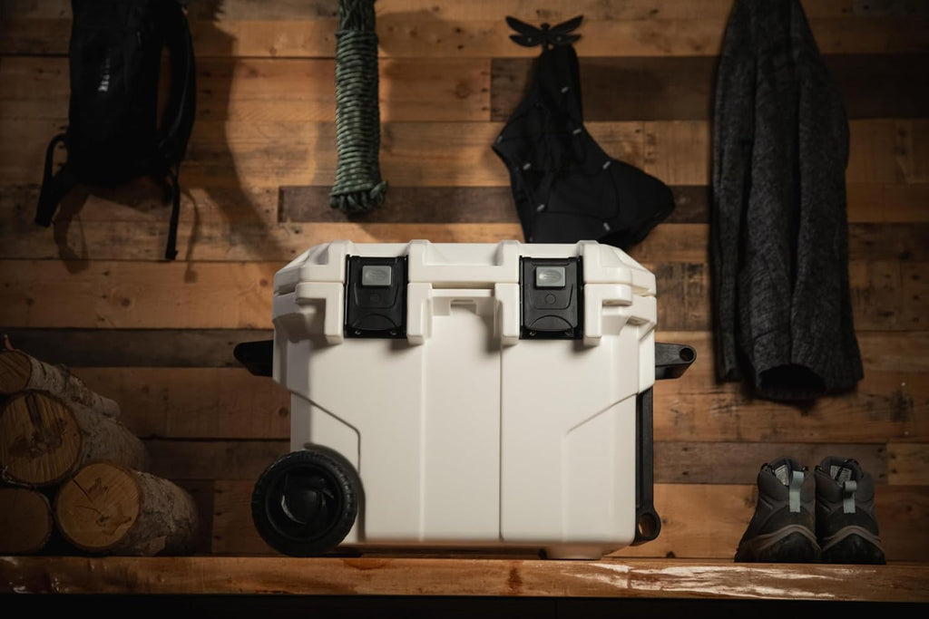 BluBox Hard Cooler Box, Heavy-Duty for Extended Outdoor Use, Camping, Fishing, White