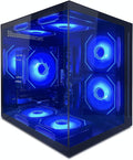 suevery Gaming Desktop Computer | 16G Memory | 512G SSD | AMD Ryzen5 5600GT | 6Core CPU Integration Radeon Vega Graphics | Wi-Fi Prebuilt Gamer Pc Ryzen5 5600GT (Black)
