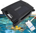Robotic Pool Skimmer: Dual Charging (Solar/Adapter), 5l Large Capacity, Ipx7 with App Control, Obstacle Avoidance, for Pools up to 1100 Sq/Ft