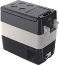 12 Volt Refrigerator, 30l Electric Cooler, 12v Fridge APP Control, 12v Cooler -4℉~68℉, Portable Freezer 12/24v DC 110-240v AC with Wheels & 2 Baskets