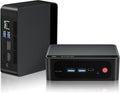Beelink SER5 Mini PC, AMD Ryzen 5 5500U (6C/12T, up to 4.0GHz), Mini Computer with 16G DDR4 RAM 500GB M.2 2280 NVMe SSD, Micro PC Support 4K Triple Display/WiFi6/BT5.4/2.5G LAN