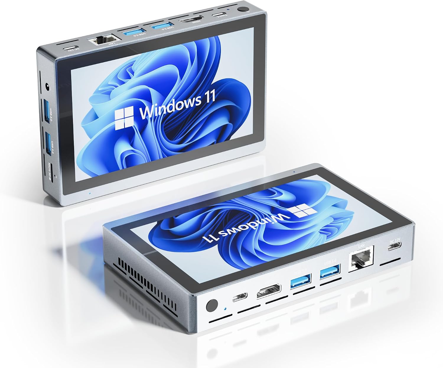HIGOLEPC Mini PC Win 11 Pro Celeron N5095 Mini Computer with Fan,16GB DDR4,256GB ROM Mini PC with Screen Micro PC Full-Featured USB-C 4K 60Hz Triple Display Mini Gaming Computer WiFi 5.0 BT5.0