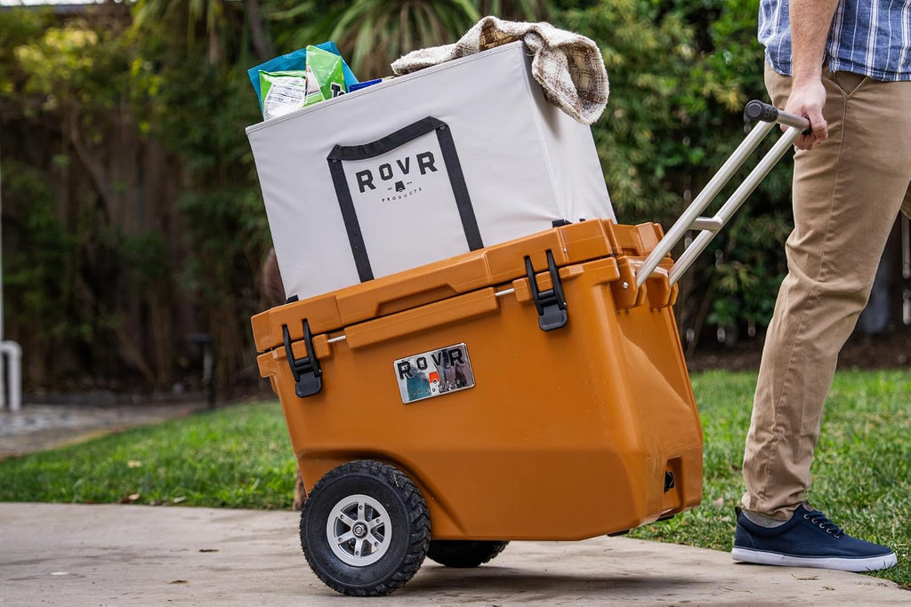 RovR Hard Cooler – Heavy Duty Insulated Cooler Box for Camping, Beach, Travel, Tailgating, Fishing, and Parties – Rugged Portable Cooler for Long Ice Retention