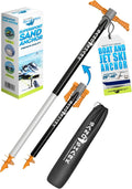 SandShark Supersport 3.0 Shallow Water Anchor - Great Jet Ski, PWC, Pontoon Boat Accessory - Adjusts 29'-48' w/Case