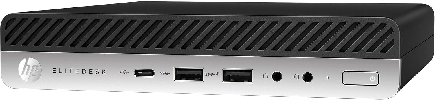 HP Elitedesk 800 G3 High Performance Mini Desktop PC with Core i7-6700 3.4GHz-4.0GHz Processor, 8GB DDR4 RAM, 256GB SSD, USB WiFi+BT, Keyboard and Mouse, Windows 11 Pro (Renewed)