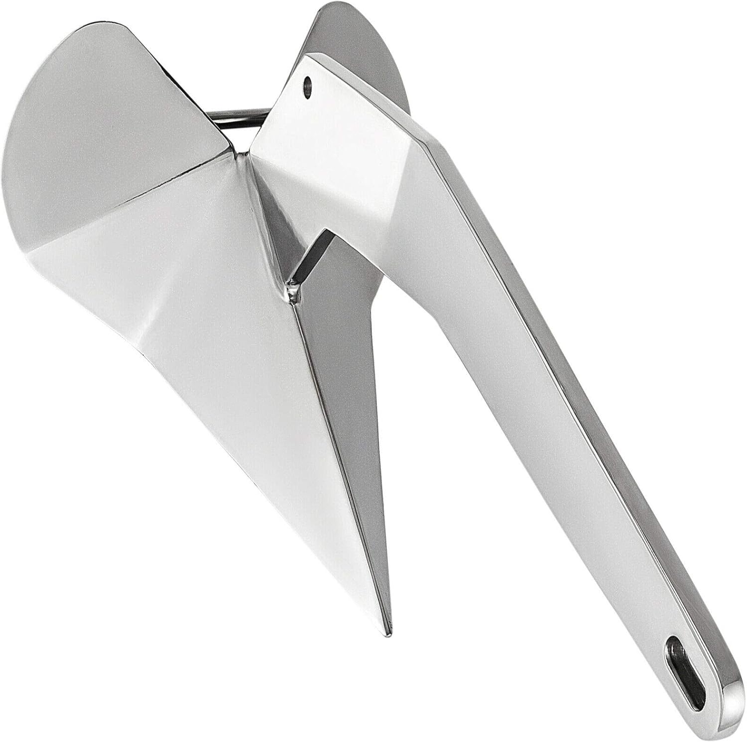 ISURE MARINE Stainless Steel Delta/Wing Style Boat Anchor Heavy Duty Triangular Anchor 11lb / 13lb / 16lb /17.5lb / 22lb / 33lb / 35lb Wing Style Triangle Anchor