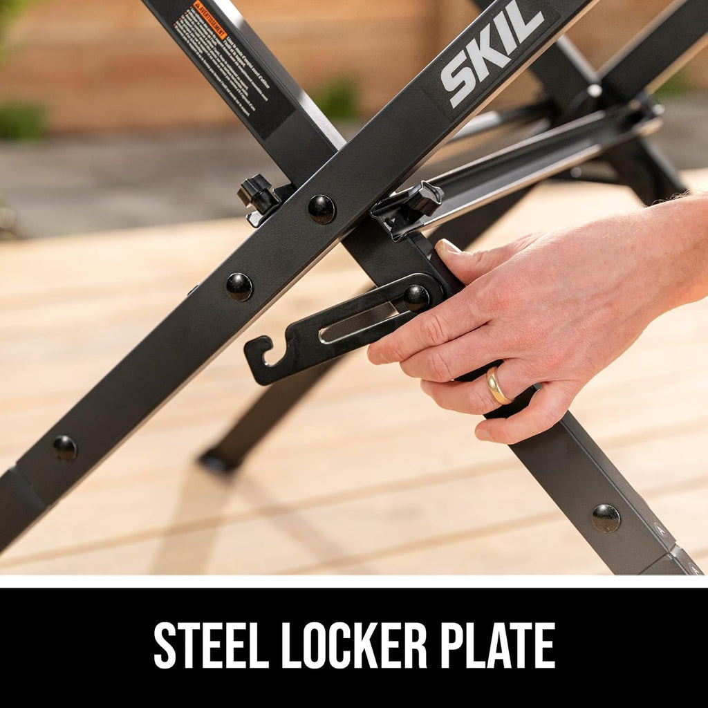 SKIL Compact Workbench with Folding Stand, compatible with models TS6308, TS6328, FS3602, SRS0001 - SBT0011