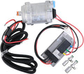 ACTEMAX Universal 12V Automotive Electric Air Conditioner Compressor Kit, Replacement A/C Compressor with External Control Panel, with Extra Power Cord and Straight Fittings