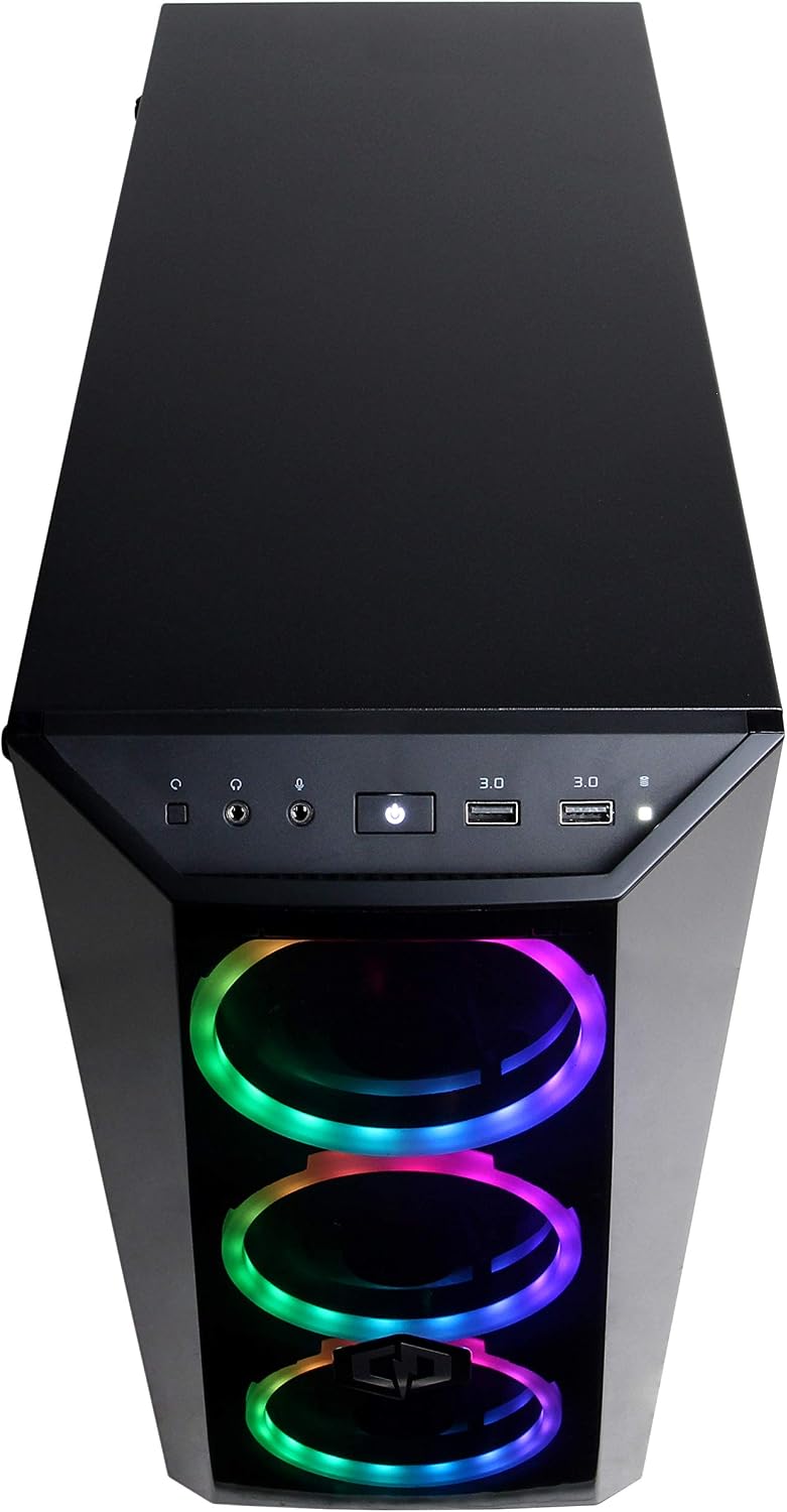 CyberpowerPC Gamer Xtreme VR Gaming PC, Intel Core i7-9700F 3.0GHz, NVIDIA GeForce GTX 1660 6GB, 16GB DDR4, 120GB SSD, 1TB HDD, Wi-Fi Ready & Windows 10 Home (GXiVR8560A, Black)