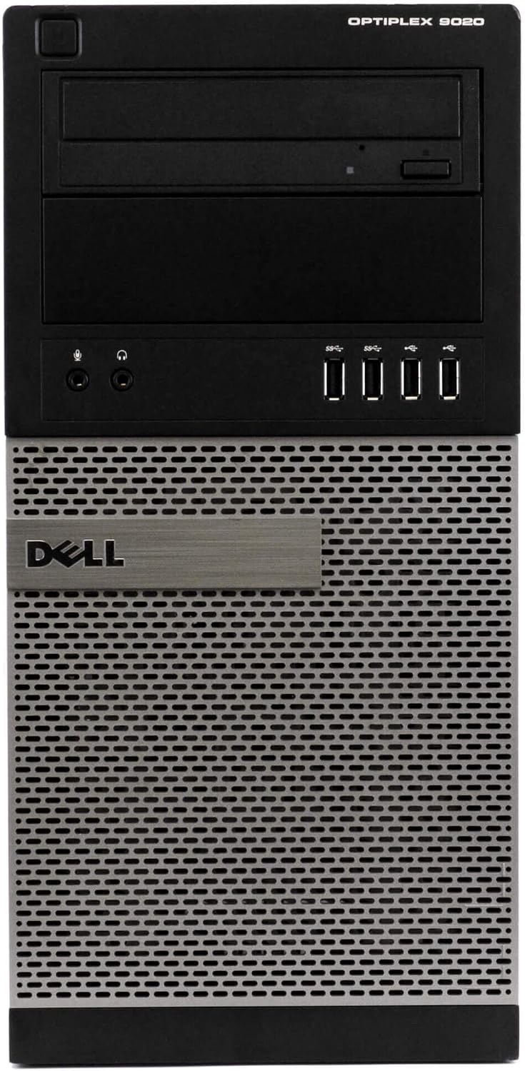 Dell Optiplex 9020 Mini Tower Desktop PC, Intel Core i7-4770-3.4 GHz, 32GB Ram, 1TB SSD Drive, WiFi, DVD-RW, Windows 11 Pro (Renewed)
